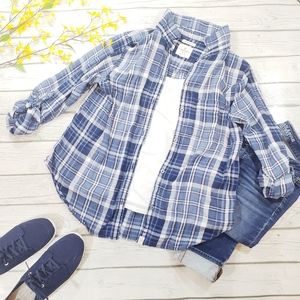 American Eagle boyfriend button up size large